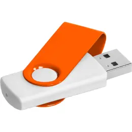 Axis Gyro White Flash Drive Orange